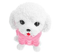 Tirelire Chien Garçon et Filles en PVC, Blanche, Anti-Chute, Grosse | Forme Chien Cartoon, Récupération Facile, Style Mignon, pour Bureau, Objet Décoratif, Usage Quotidien