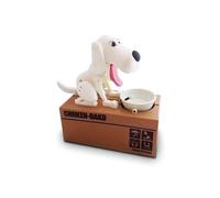 Tirelire chien mangeur de pièces voleur noir Multi G