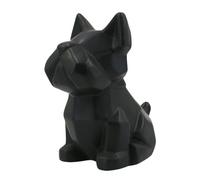 Tirelire Chien - Moderne - en Céramique - 18 cm (Noir)