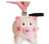 Tirelire cochon céramique avec marteau Multicolore G