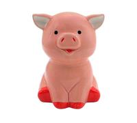 Tirelire Cochon pour Enfant - Rose - avec Fonction Tirelire en céramique Rose - L/l/H 12 x 12 x 17 cm
