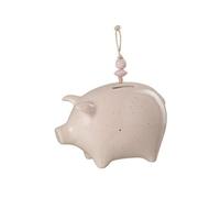 Tirelire cochon rose en céramique 18 cm