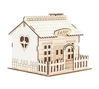 Tirelire de maison, tirelire de maison en bois décoration de la maison tirelire en bois pour enfants pour la maison