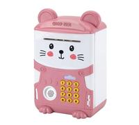 Tirelire Électronique En Abs Pour Enfant, 1 Pièce, Stimulation Interactive, Capteur D'empreintes Digitales, Coffre-Fort Atm