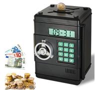 Tirelire électronique comptage automatique coffre fort 6 chiffres