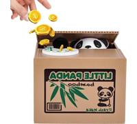 Tirelire électronique pour adultes, boîte à pièces, anti-vol, enfants, jouet, cadeau, noir