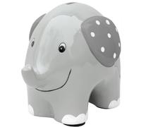 Tirelire Éléphant En Céramique Pour Enfant Gris TU