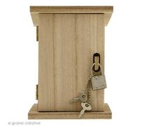 Tirelire en bois avec cadenas 10cm - Graine créative