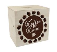 Tirelire en bois sur le thème des pourboires comme cadeau pour les coiffeurs, tirelire spéciale pour économiser sur un souhait pour les amateurs de pauses café