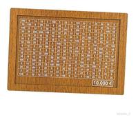 Tirelire en bois tirelire compteur tirelire tirelire boîtes pour enfant 10000 euros