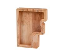 Tirelire En Bois Transparente Haute Qualité