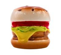 Tirelire en céramique au Motif de Hamburger - Cheeseburger - Saving Box - Dimensions (L x l x H) : Environ 10 x 10 x 10 cm - Burger
