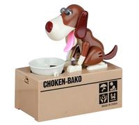 Tirelire en Forme de Chien Affamé, Tirelire Chien Affamé, Tirelires Electronique Enfant, Tirelires Chien Économiser, Mastication des Pièces de Monnaie pour Enfants