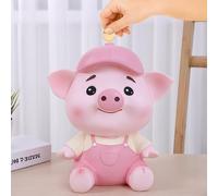 Tirelire en forme de cochon rose pour enfant Taille XXL