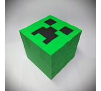 Tirelire en forme de Creeper Minecraft, design détaillé de bloc de jeu, décoration de bureau de haute qualité, convient pour les pièces et les billets 4,2,1,3,tirelire,Enderman + 5 marque-pages + 10 a