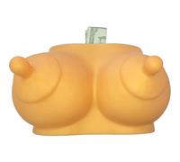 Tirelire en Forme de Seins Ton Doré