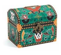 Djeco Tirelire Pirate – Coffre de pirate en métal