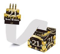 Tirelire en Papier avec Carte de Anniversaire extractible, étui de Rangement créatif Surprise, Fait à la Main pour Femmes et Hommes, présentation de Cadeaux en espèces