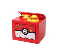 Tirelire en Pokémon Pikachu, banque de pièces de monnaie, tirelire mignonne pour enfant, cadeau d'anniversaire avec guide vocal