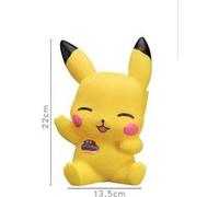 Tirelire en Pokémon Pikachu pour fille garçon- Janue 22cm(Style#A)