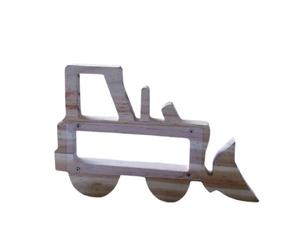 Tirelire Enfant Chariot Bois Cadeau Maison