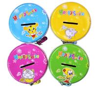 Tirelire Enfant Métal Cylindrique Cadeau