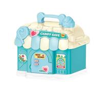 Tirelire Enfant Sécurisée Maison Rose