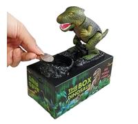 Tirelire Enfant - Statue Boîte Dinosaure Monnaie | Tirelire Musicale Électronique Garçons Filles 3+ Décoration Maison Chambre Noël Anniversaire