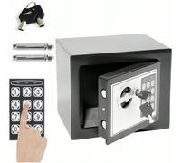 Tirelire étanche ignifuge de 4,6 L, coffre-fort et casier, coffre-fort avec clavier numérique avec étagère amovible, armoire intérieure, coffre-fort pour la maison, le bureau, l'hôtel Le mini coffre-f