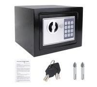 Tirelire étanche ignifuge de 4,6 L, coffre-fort et casier, coffre-fort avec clavier numérique avec étagère amovible, armoire intérieure, coffre-fort pour la maison, le bureau, l'hôtel Le mini coffre-f