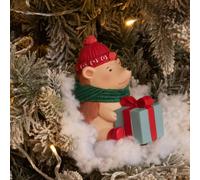 Tirelire herisson noel