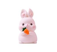 Tirelire Lapin Tirelire Cochon Enfant Tirelire Billet et Piece Boîte de Rangement d'argent Mini Lapin Tirelire Plastique Avec Couvercle Inférieur Amovible Cadeau de Pâques pour Garçons et Filles