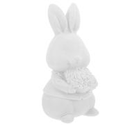 Tirelire Lapin Vierge à Peindre en Vinyle pour Garçon et Filles | Grosse Capacité, Beige, Projet Créatif à Main, pour Chambre D’garçon et Filles et Décoration