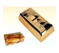 Tirelire en Forme de Lingot d'or - Cagnotte avec Serrure et adeau Insolite