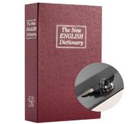Tirelire Livre Coffre-Fort Rouge Originale