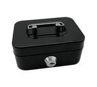 Tirelire Métal Petite Boîte Sécurisée Noire