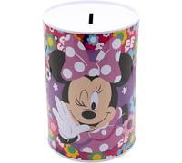 Tirelire Minnie Mouse pour filles - Jolie tirelire Disney en métal, parfaite pour un anniversaire, des vacances, taille 15 cm