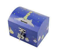 Trousselier - Tirelire à cadenas & boîte musicale Le Petit Prince - Le Printemps de Vivaldi - Bleu