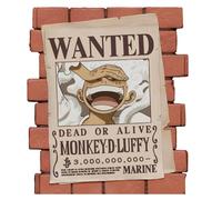 Tirelire One Piece Affiche Wanted Luffy