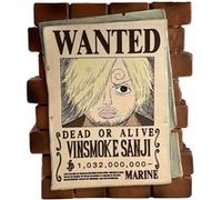 Plastoy Tirelire One Piece Sanji Vinsmoke affiche 'Wanted' – PVC 16 cm
