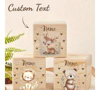 Tirelire personnalisée garçon fille, tirelire animal personnalisée, tirelire garçon fille avec nom, cadeau d'anniversaire, boîte de décoration pour la maison, convient pour la pendaison de crémaillère