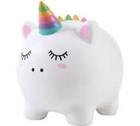Tirelire plastique Licorne Aqua