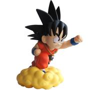 Plastoy Dragon Ball Tirelire Son Goku Enfant sur Le Nuage Magique - Plastique - 22 cm
