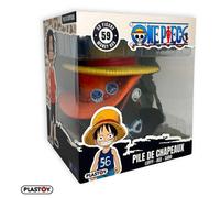 Tirelire - PLASTOY - One Piece Pile de chapeaux Luffy Ace Sabo - Plastique - 15 cm