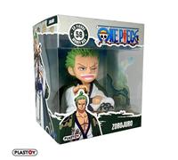 Plastoy Tirelire One Piece Zorojuro Zoro en plastique 15 cm Vert