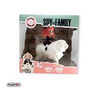 Plastoy Tirelire Spy x Family – Anya Forger et Bond Forger – Plastique – 29 cm