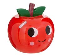 Tirelire Pomme en Dolomite Chachapop 13cm Rouge