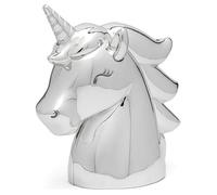 Tirelire pour enfant, argentée, élégante, en cadeau, licorne | Taille : 125x65x125mm | SKU: ZV6166061
