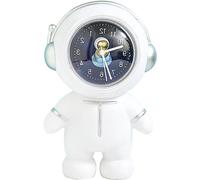 Tirelire pour enfants avec horloge - 23 x 14,5 cm - Blanc