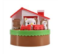 Tirelire pour enfants, maison de chat électronique, tirelire automatique pour pièces et souris